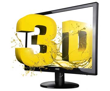 AOC 23IN WS LCD LED 3D 1920X10
