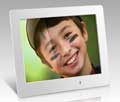 Aluratek Digital Frame 8" LED Digital Frame - White - 800 x 600