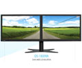 DoubleSight 19IN DUAL MNTR 1440X900 1000:1 VGA DVI BLK 5MS SPKR PREASSEM TAA
