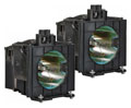 Panasonic 2000HRS 300W REPLACEMENT LAMP 2PK FOR PT-D5700 PT-DW5100
