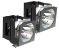 Panasonic 2000HRS 300W REPLACEMENT LAMP 2PK FOR PT-D7700/DW7000 SERIES