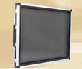 UNYTOUCH REAR MOUNT LCD TOUCH MONITOR, 17IN, USB, 4MM BEVEL SAW SENSOR, DUAL INTERFACE, GRAY